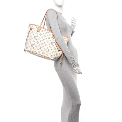 Louis Vuitton Monogram Jacquard Neverfull MM Multicolor Beige 2 of 11