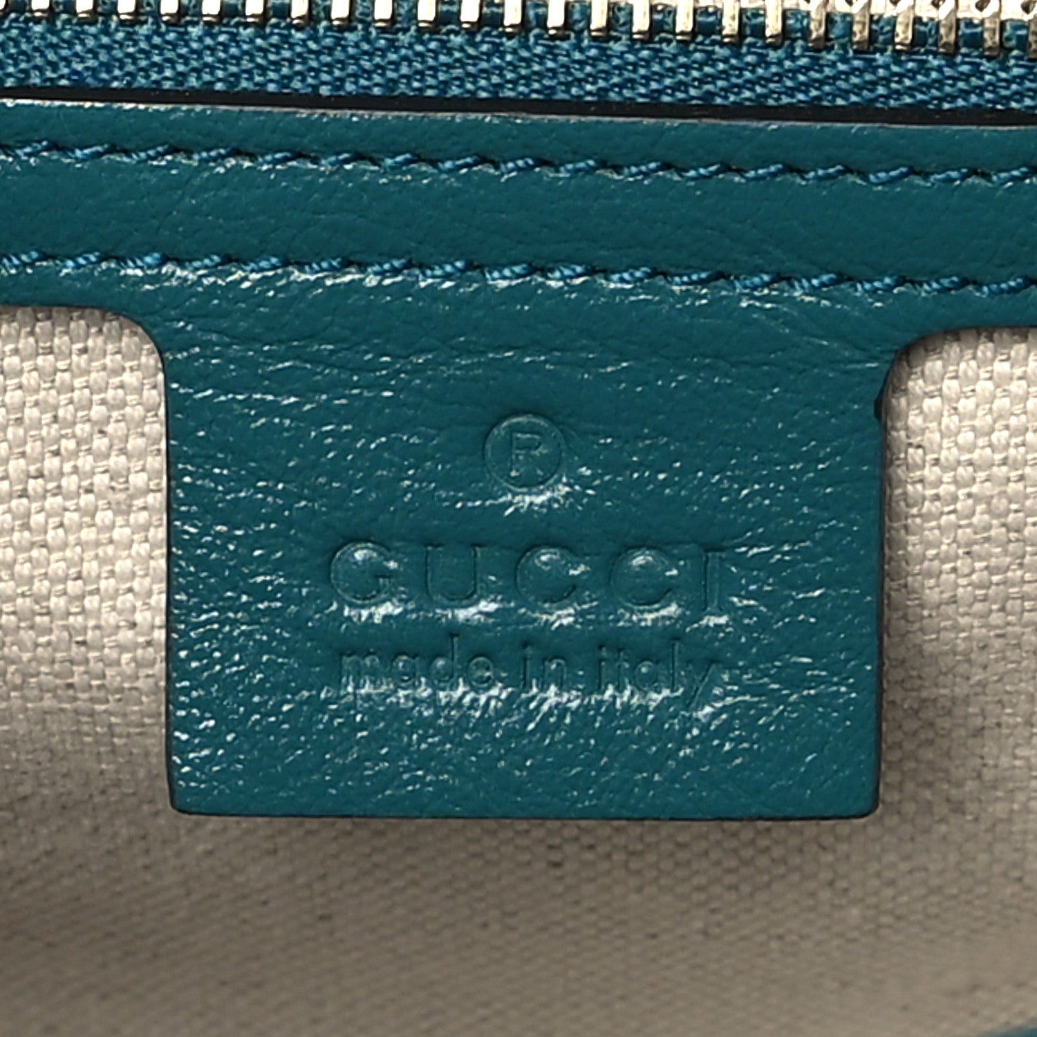 Gucci Azalea Calfskin Enamel Matelasse Diagonal Small Torchon GG Marmont Shoulder Bag Imperial Blue Pavone 6 of 9