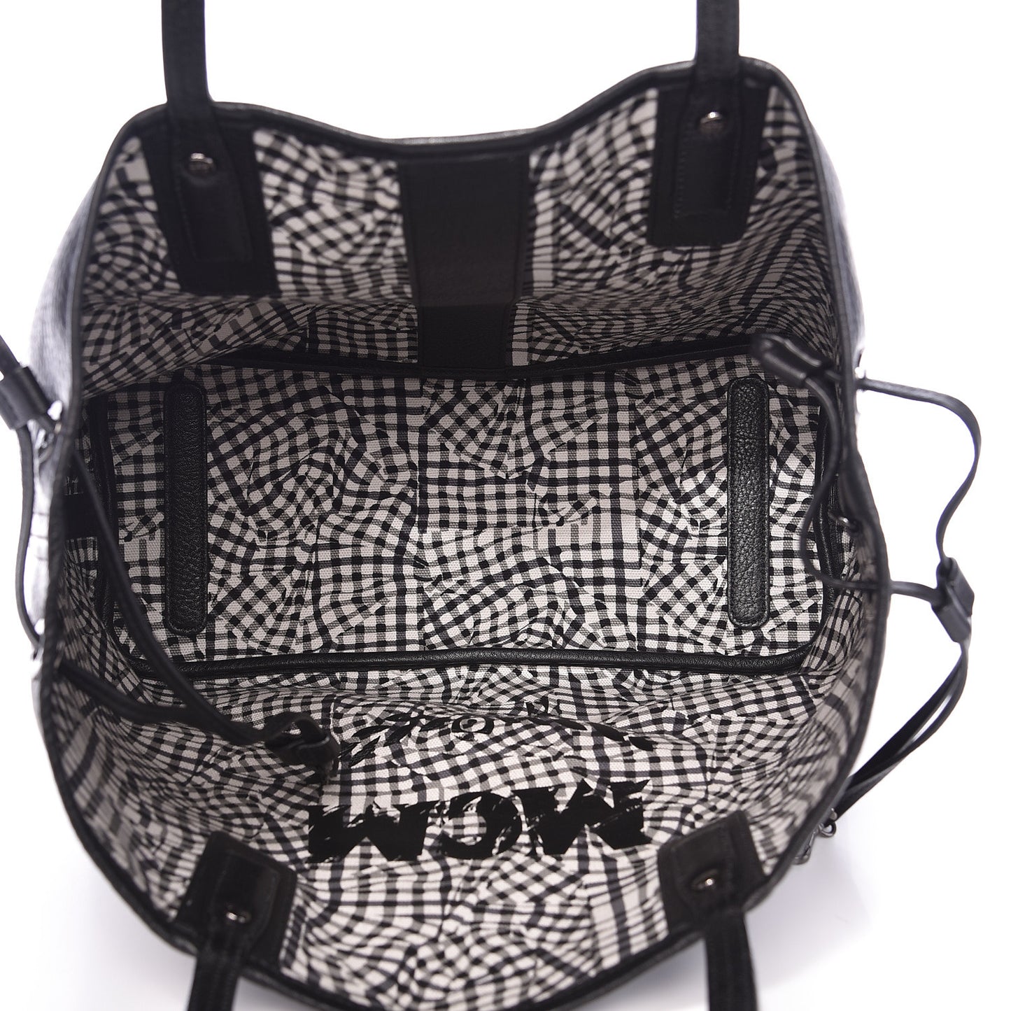 Visetos Medium Liz Reversible Shopper Tote Black