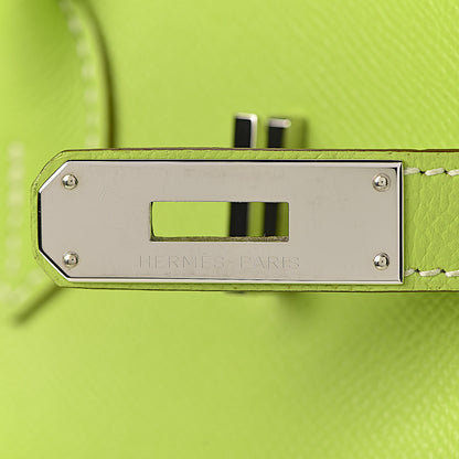 Hermes Epsom Candy Birkin 35 Kiwi Lichen 7 of 41