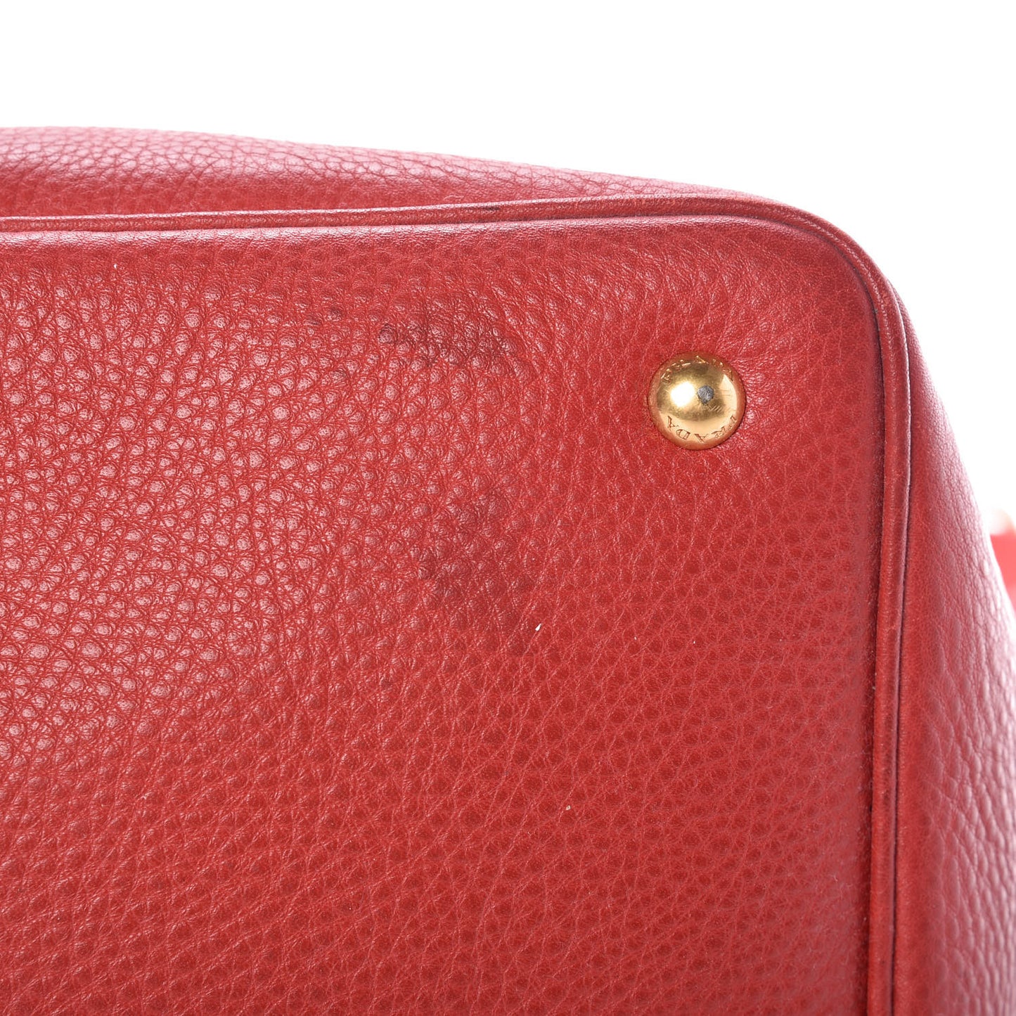 Vitello Daino Tote Rosso
