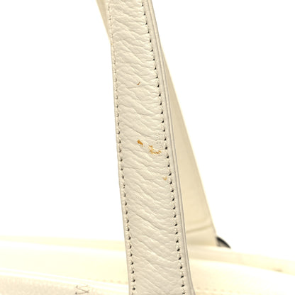 Chanel Caviar Square Stitched Bowler White 15 of 16