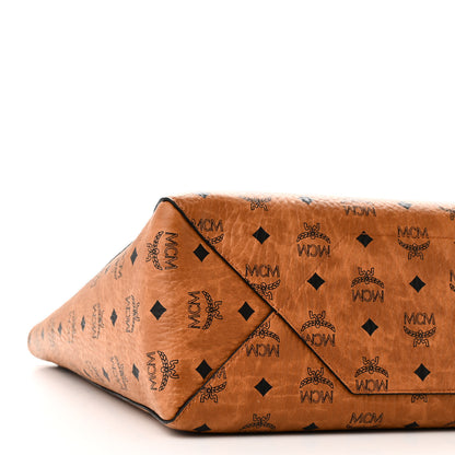 MCM Visetos Large Klassik Tote Cognac 9 of 10