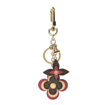 Louis Vuitton Monogram Blooming Flowers Bag Charm Key Holder Brown 1 of 5