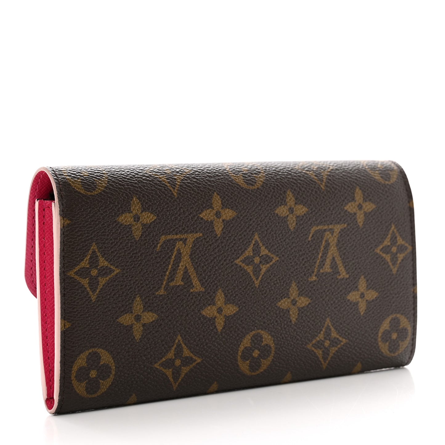 Monogram Bloom Flower Emilie Wallet Fuchsia