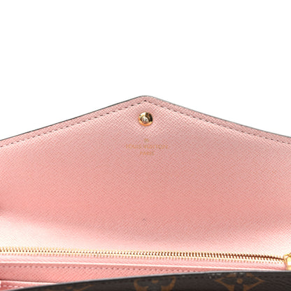 Louis Vuitton Monogram Sarah Wallet NM Rose Ballerine 6 of 7