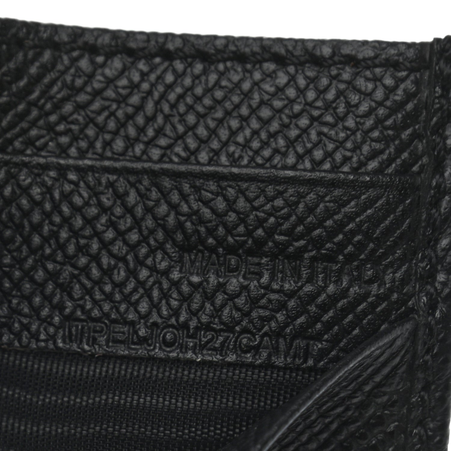 Burberry Grainy Calfskin Card Case Black 7 of 7