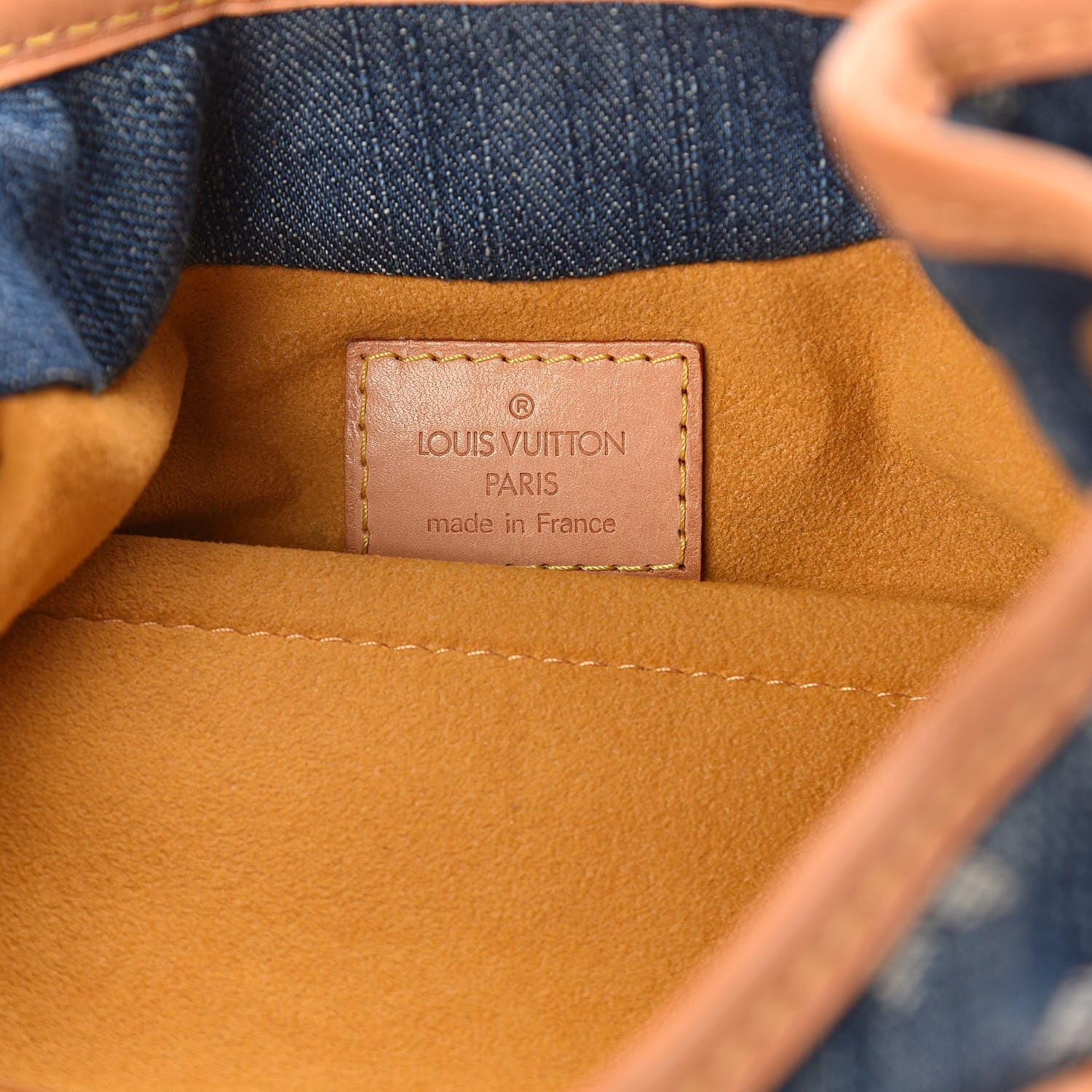 Louis Vuitton Monogram Denim Pleaty Blue 6 of 8