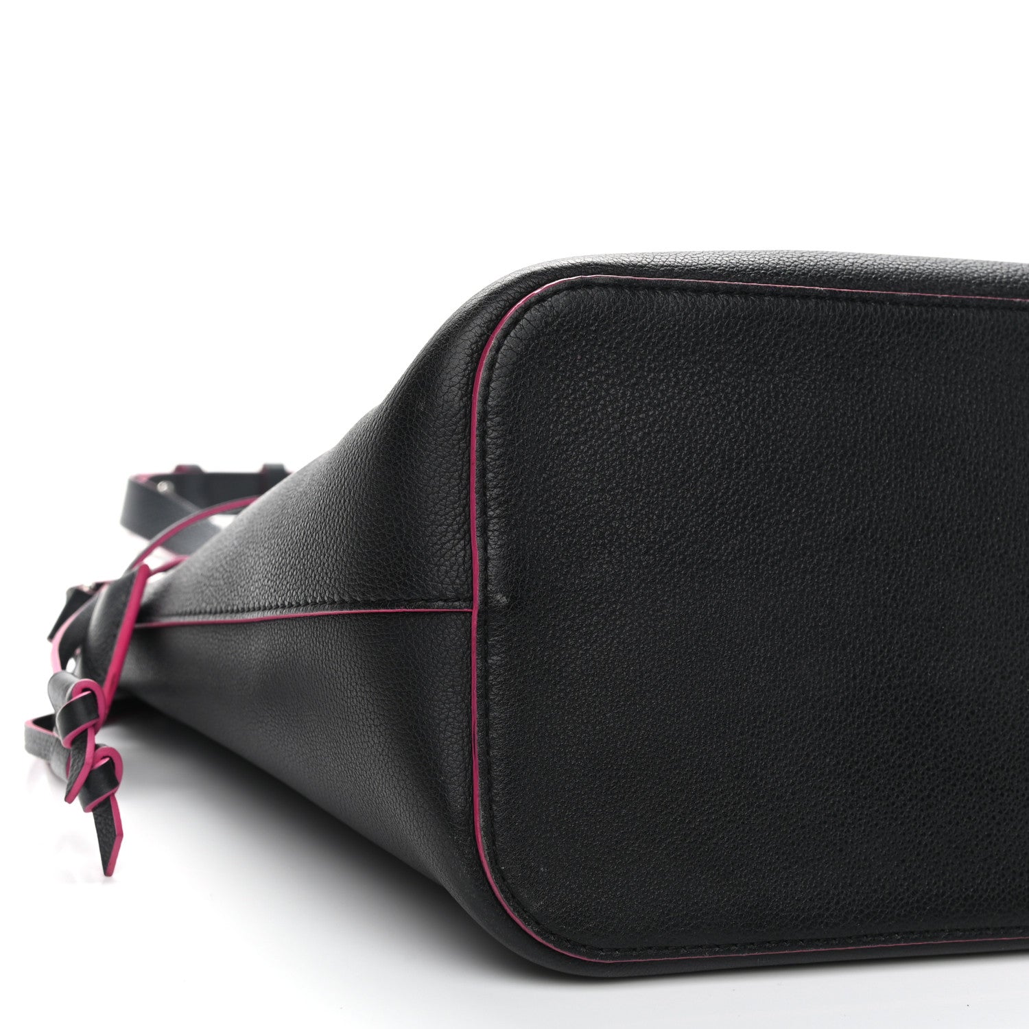 Louis Vuitton Calfskin Lockme Bucket Black 8 of 13