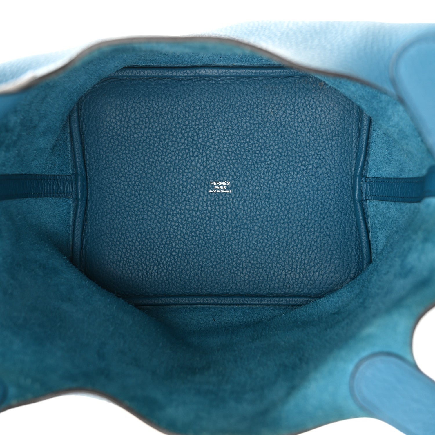 Hermes Taurillon Clemence Picotin Lock 22 MM Bleu Izmir 7 of 11