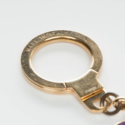 Louis Vuitton Enamel Looping Key Chain Bag Charm Multicolor 6 of 9