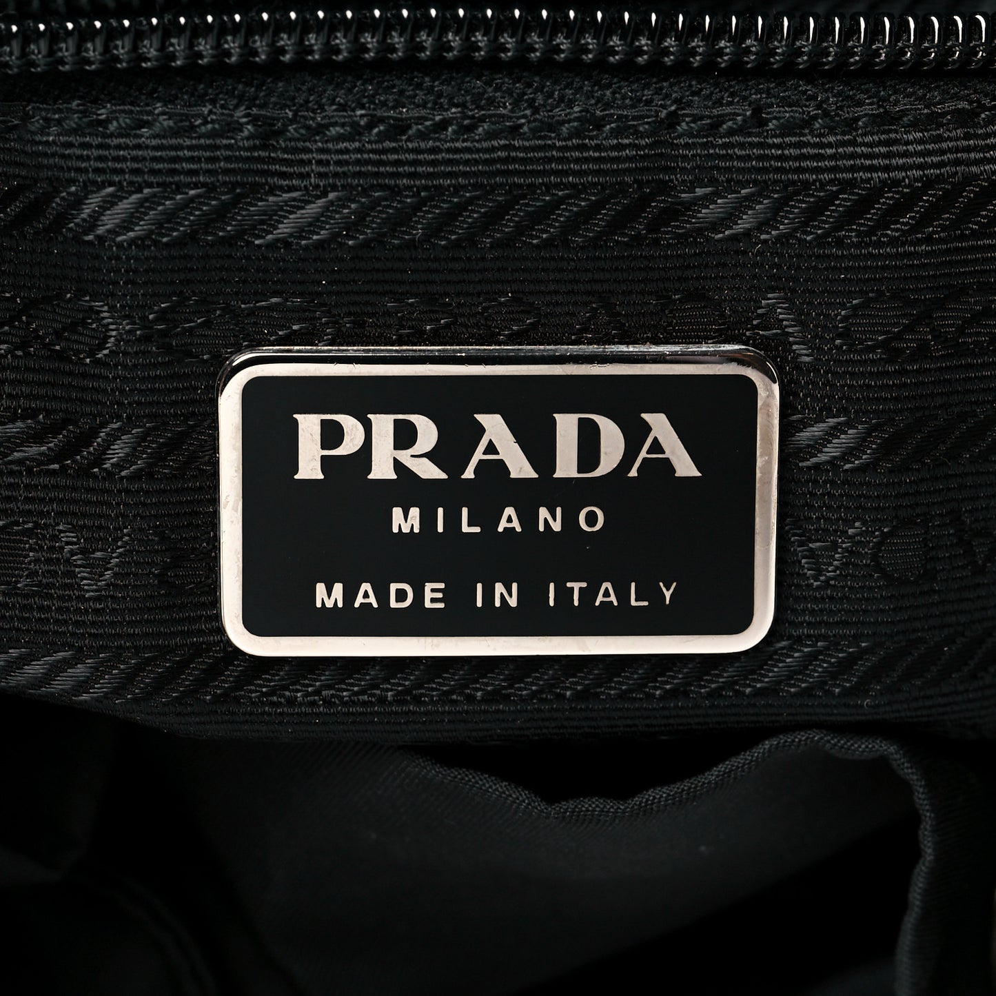 Nylon Vela Medium Backpack Black
