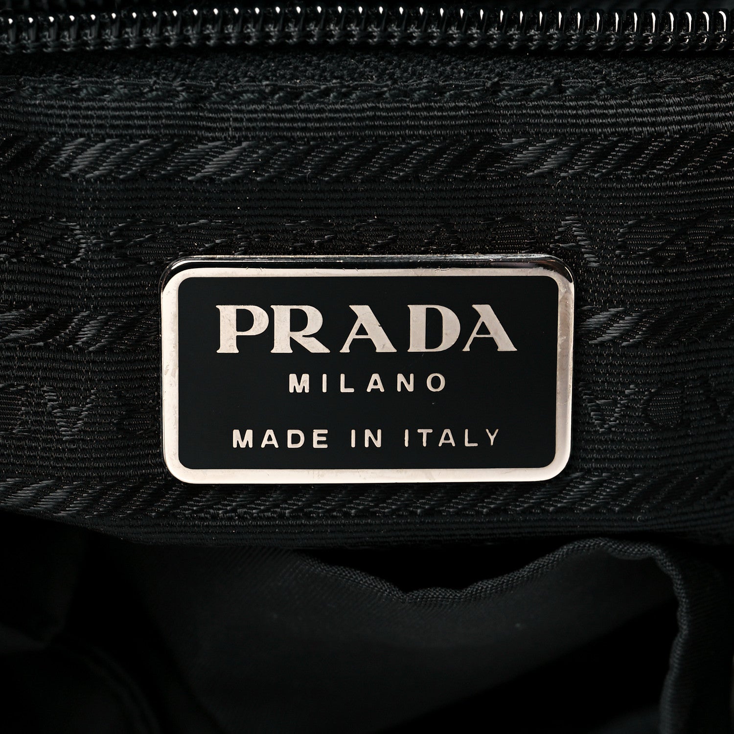 Prada Nylon Vela Medium Backpack Black 5 of 9