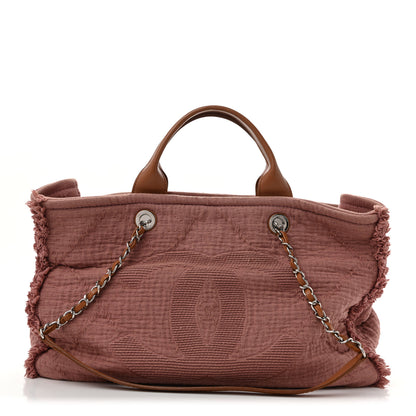 Chanel Canvas Large Double Face Tote Pink 1 of 12