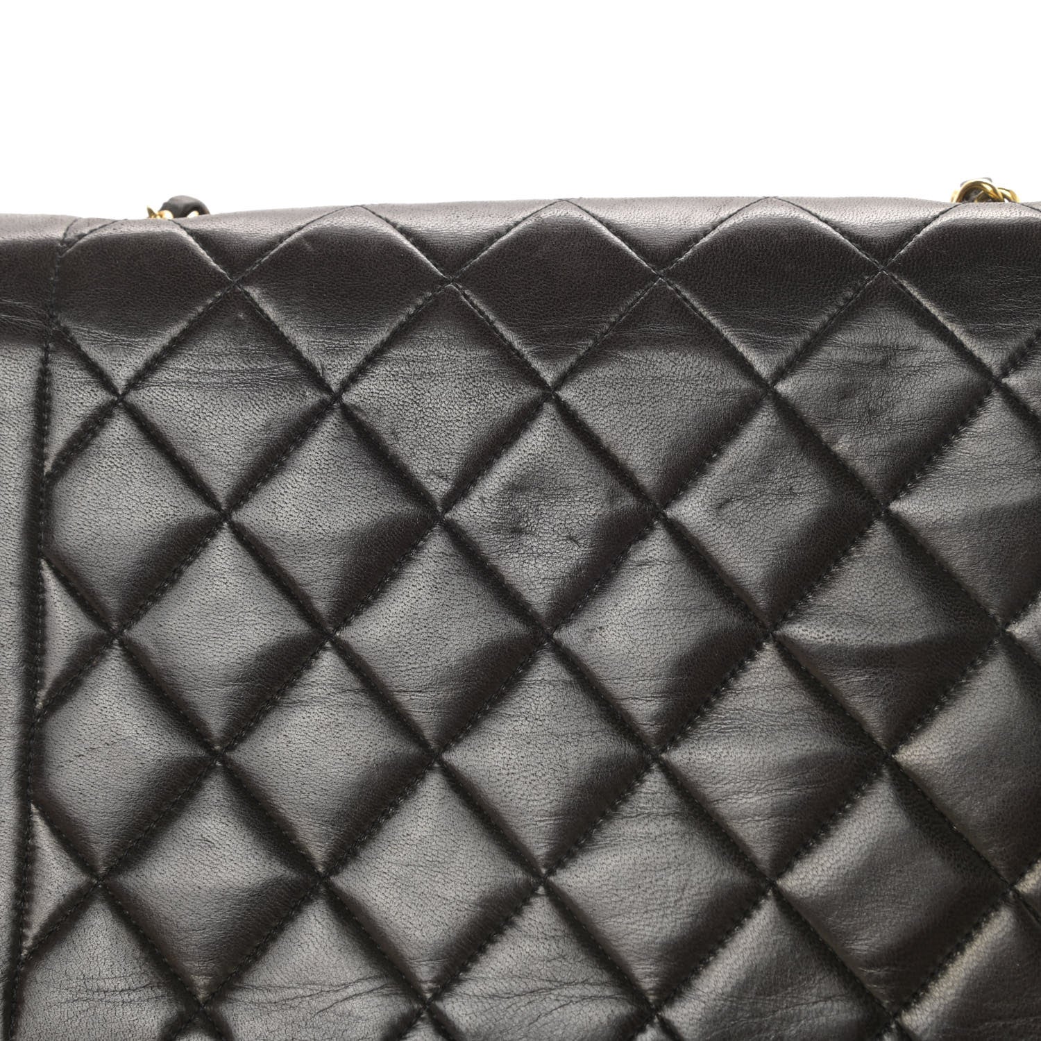 Chanel Lambskin Quilted Medium Single Flap Black 15 of 16