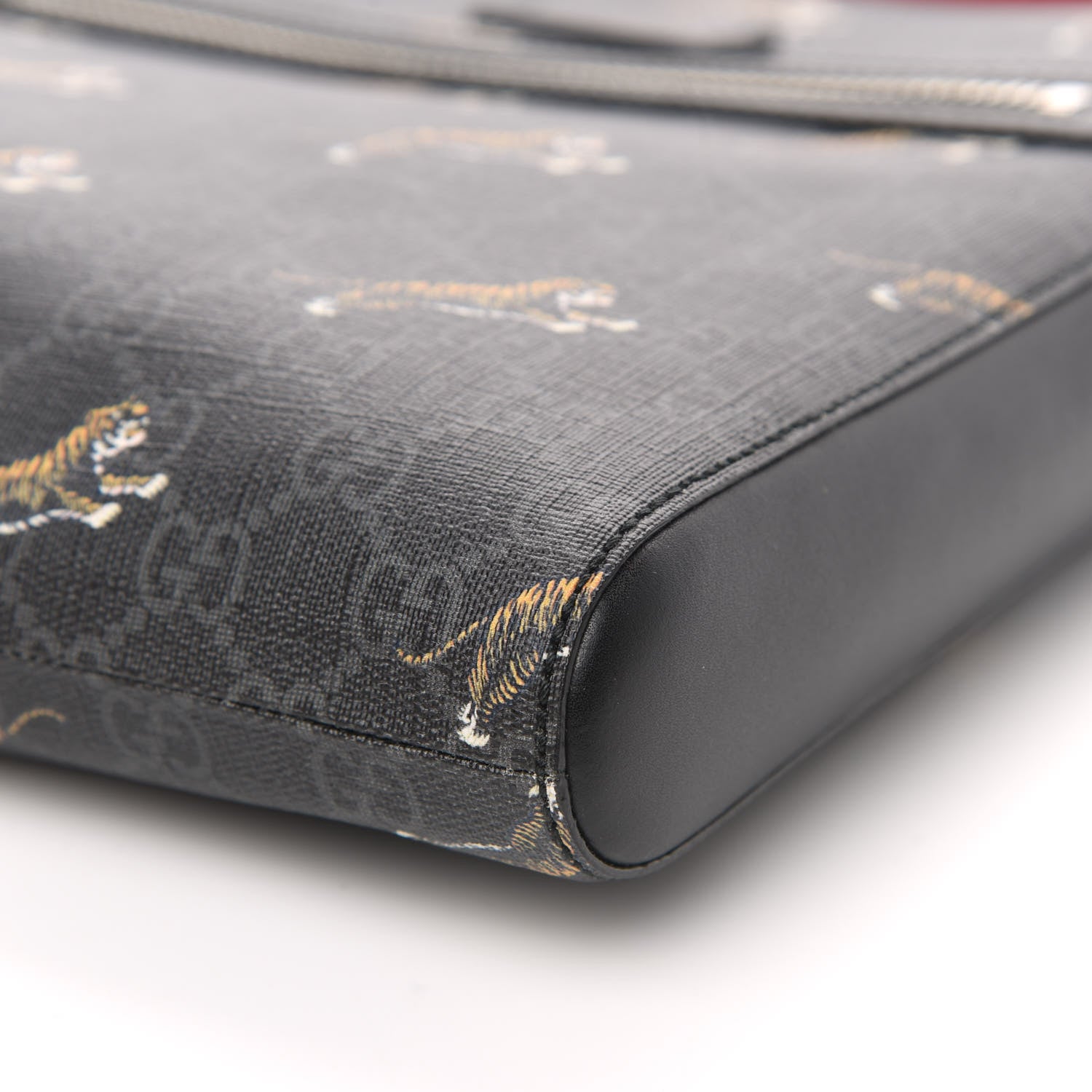 Gucci GG Supreme Monogram Tigers Web Messenger Bag Black Multicolor 9 of 9
