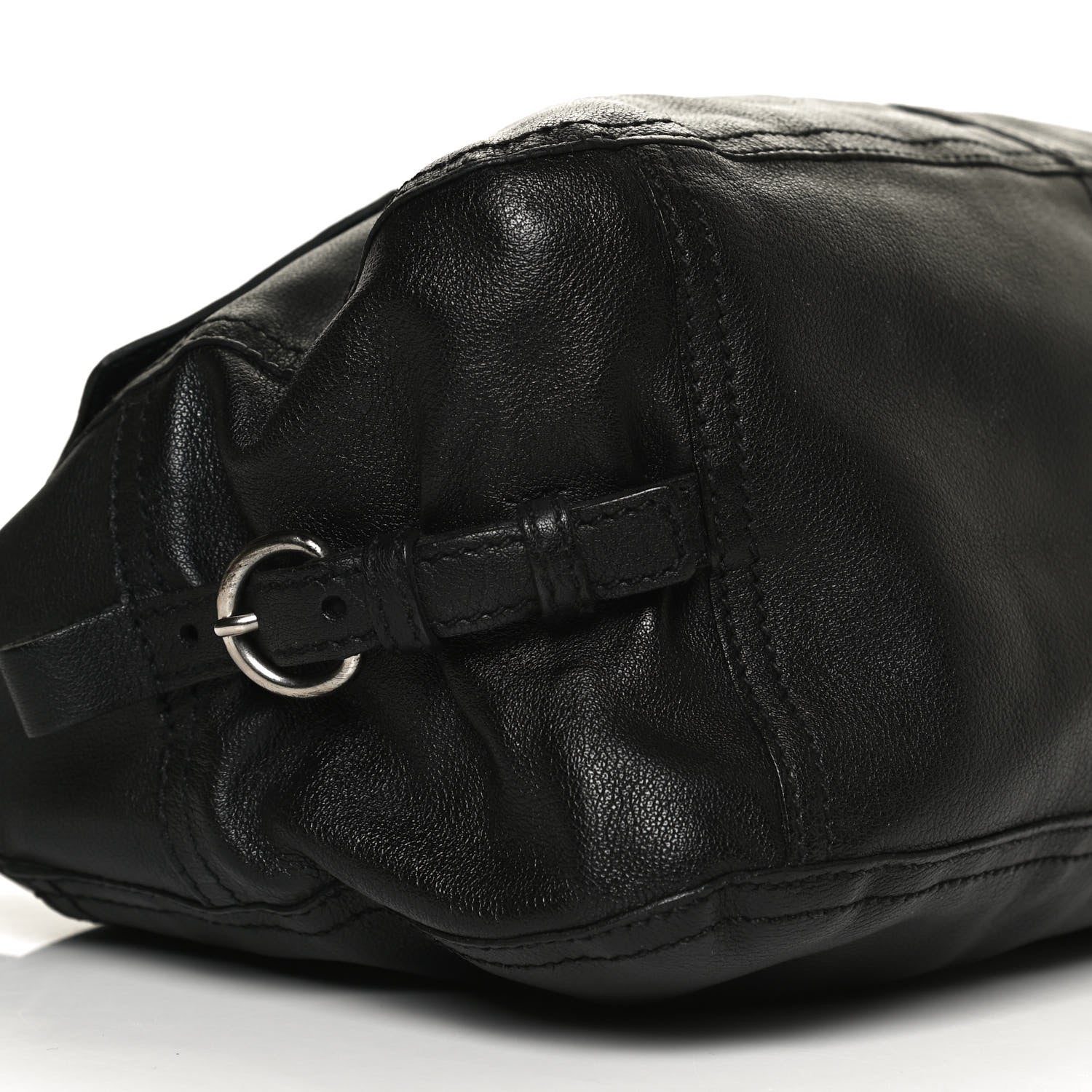 Prada Buffalo Pocket Shoulder Bag Black 7 of 11