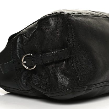Prada Buffalo Pocket Shoulder Bag Black 7 of 11