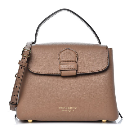 Burberry Derby Calfskin House Check Small Camberley Dark Sand 1 of 7