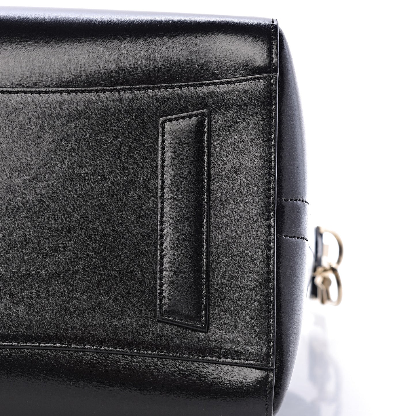 Shiny Lord Calfskin Medium Antigona Black