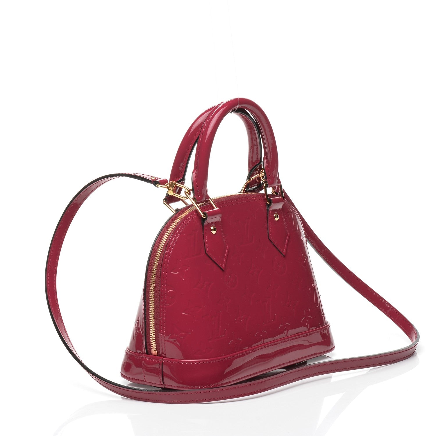 Louis Vuitton Vernis Alma BB Rose Indien 3 of 6