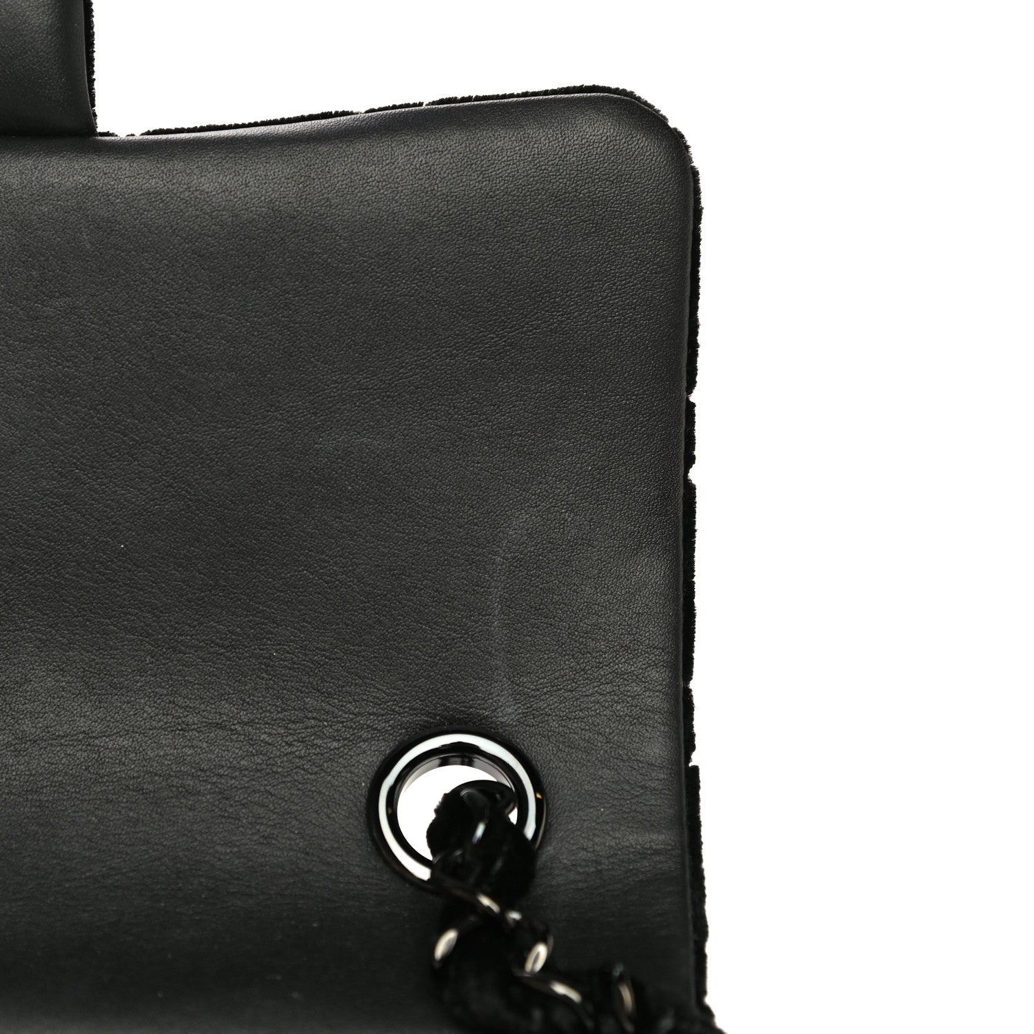Chanel Velvet Quilted Mini Rectangular Flap So Black 12 of 15