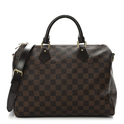 Louis Vuitton Damier Ebene Speedy Bandouliere 30 1 of 10