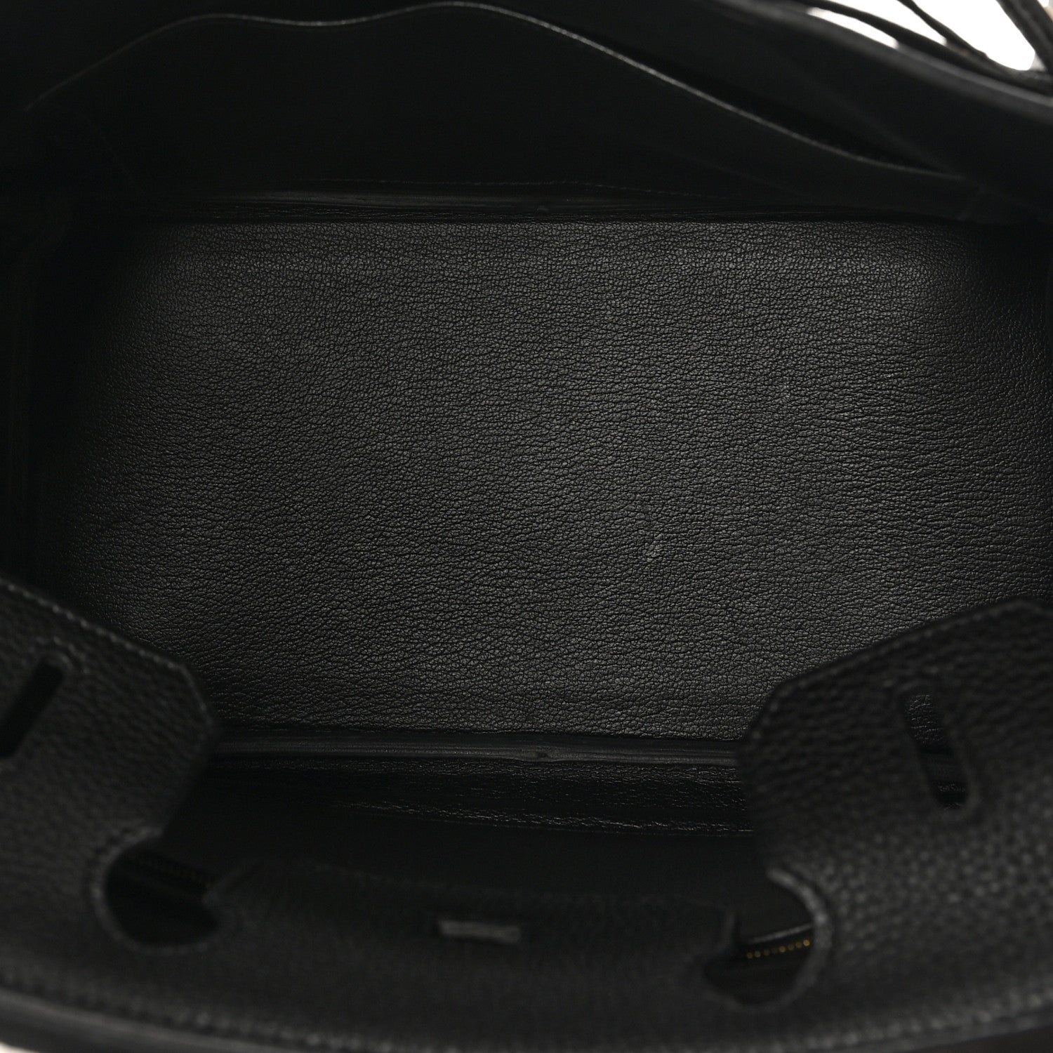 Hermes Togo BIRKIN 30 Black 5 of 10