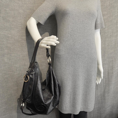 Fendi Leather Biga Hobo Black 10 of 10