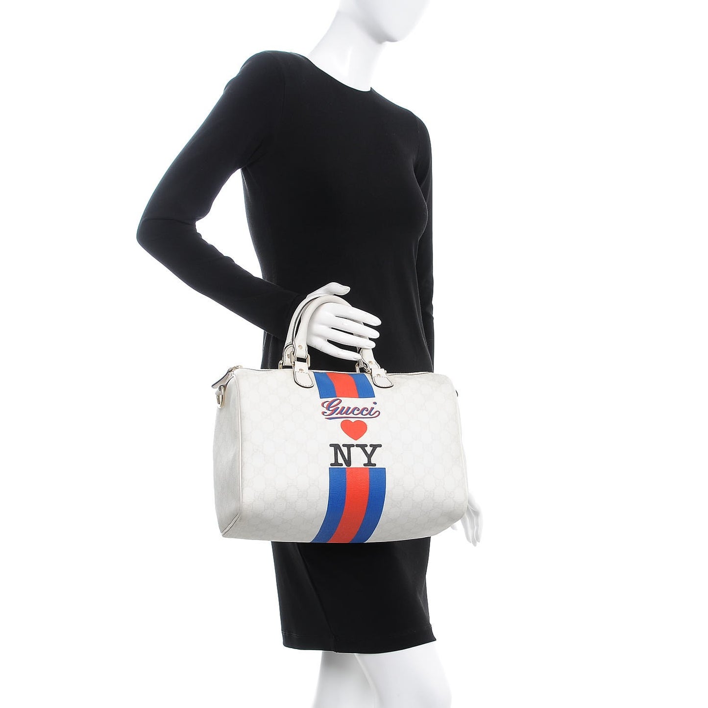GG Plus Monogram Loves New York Medium Joy Boston