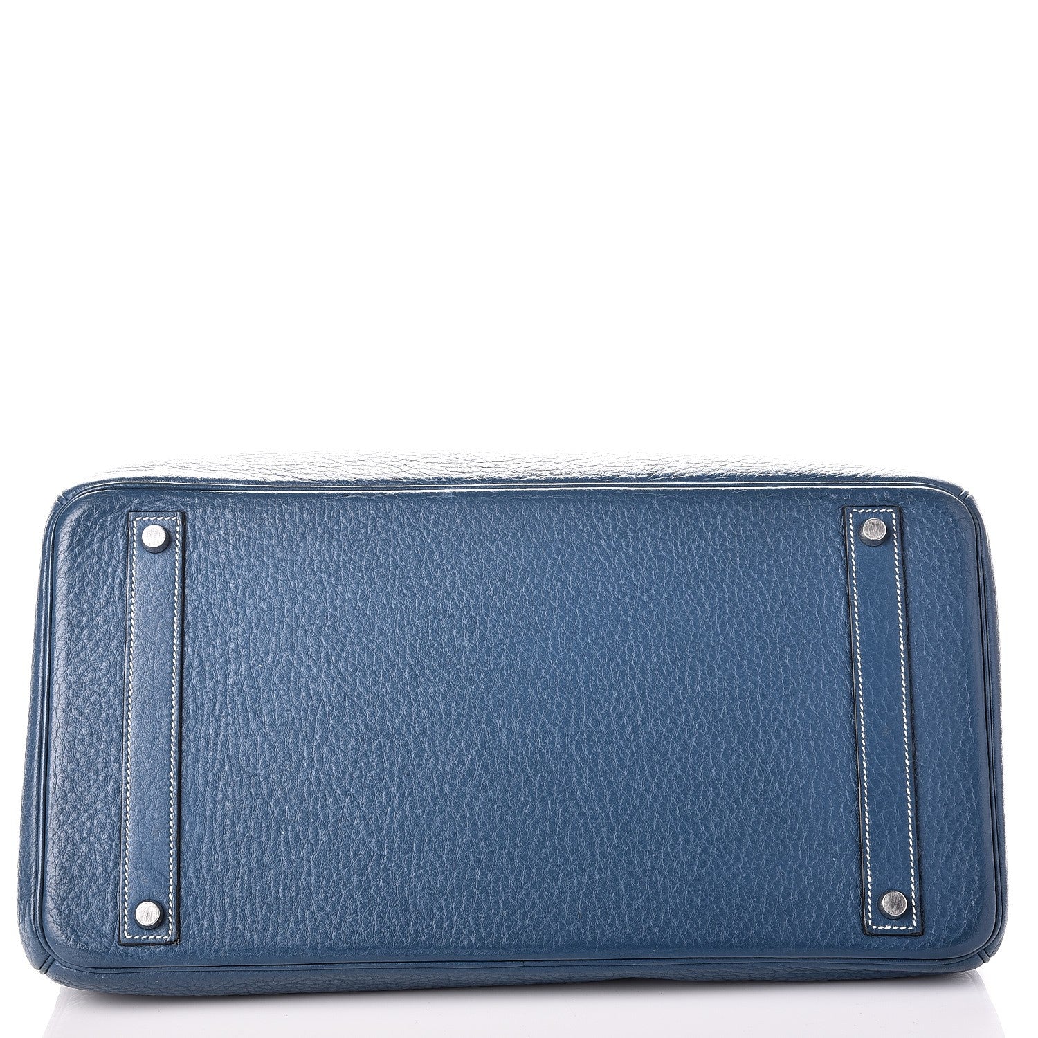 Hermes Taurillon Clemence Birkin 40 Bleu Thalassa 7 of 31