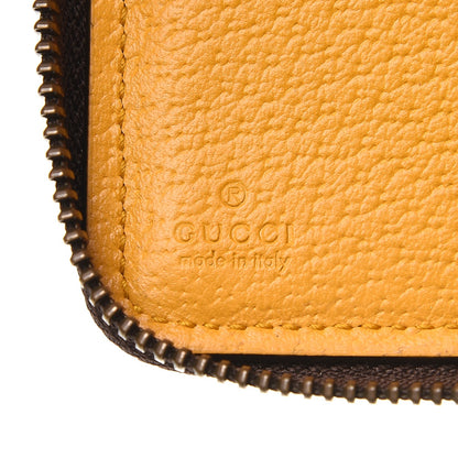 Gucci GG Supreme Monogram Neo Vintage Zip Around Wallet Beige Crop New Acero 6 of 7