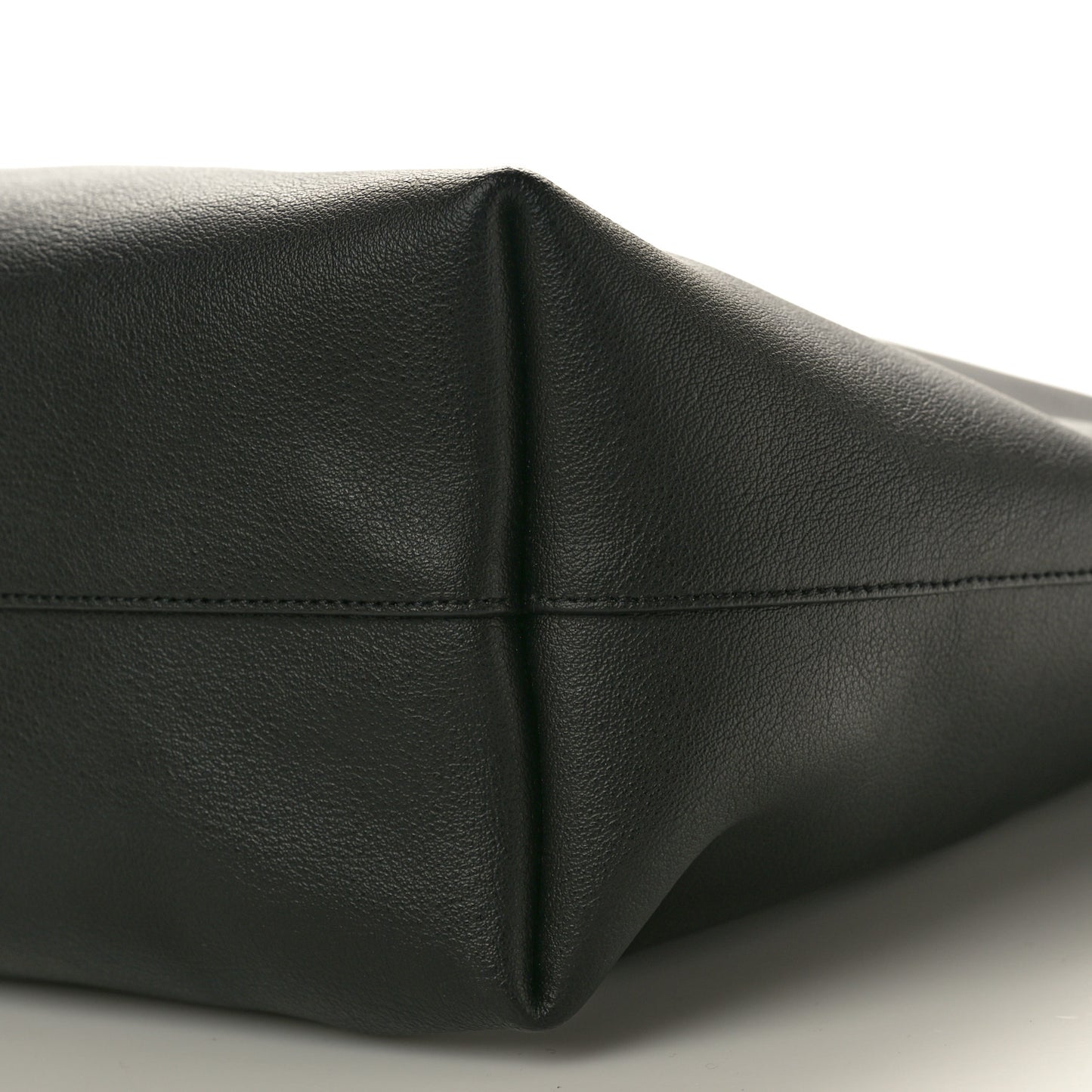 Calfskin Large Shopping Tote Black