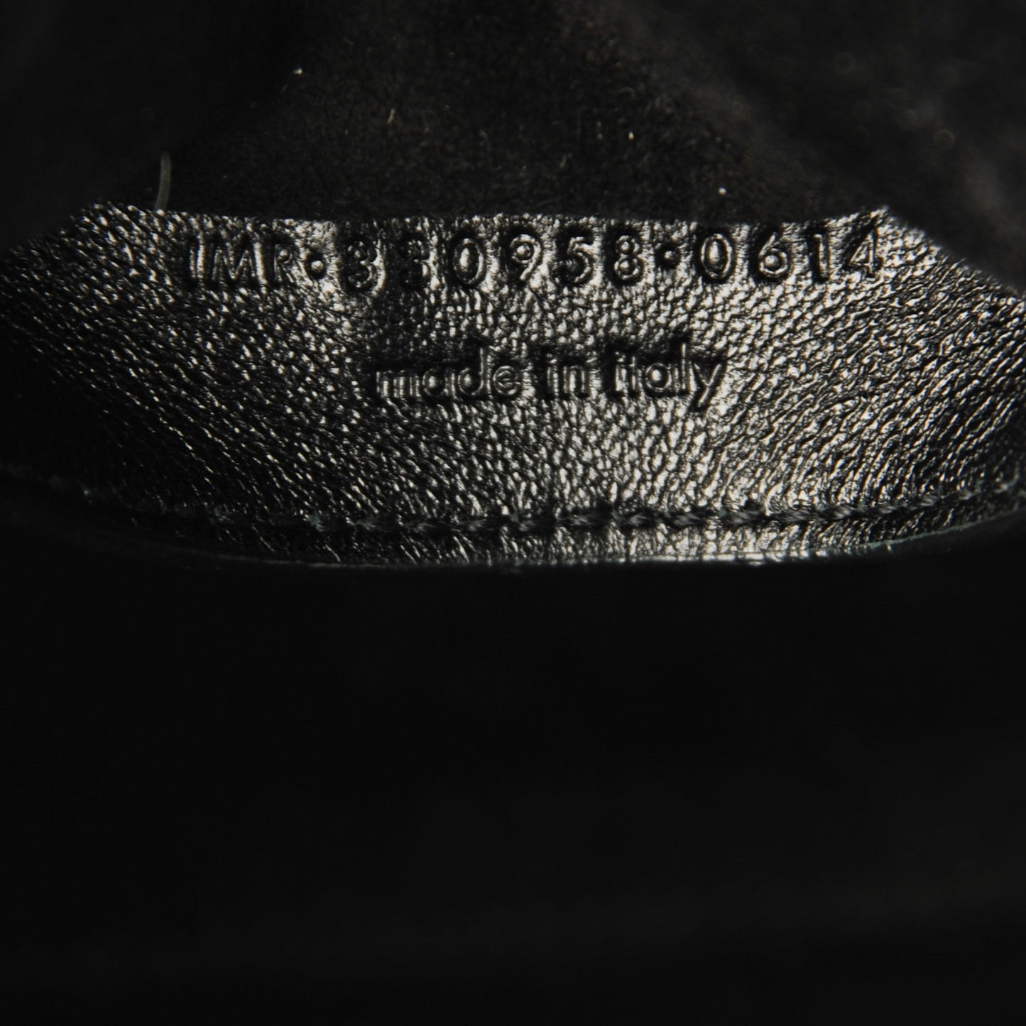 Calfskin Crocodile Embossed Classic Duffle 3 Black