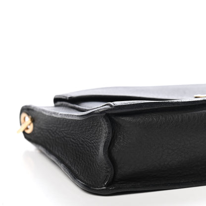 Celine Calfskin Envelope Shoulder Bag Black 12 of 14