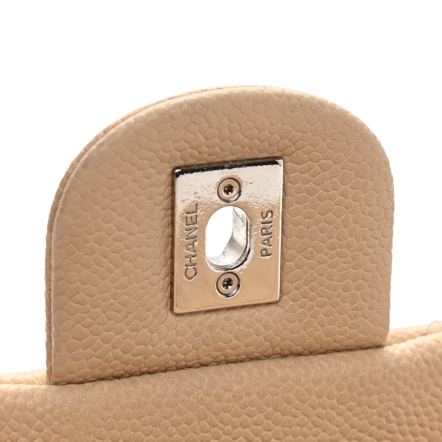 Chanel Caviar Quilted Medium Easy Flap Beige 16 of 18
