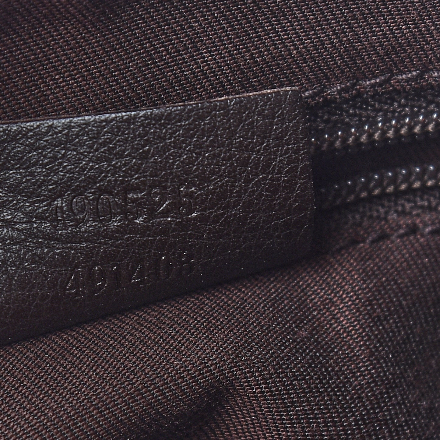 Monogram D Ring Gold Hobo Dark Brown