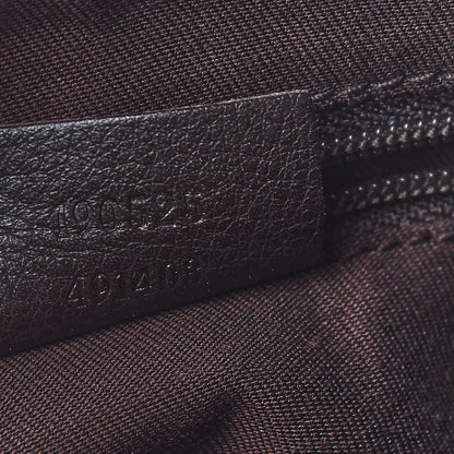 Gucci Monogram D Ring Gold Hobo Dark Brown 7 of 15