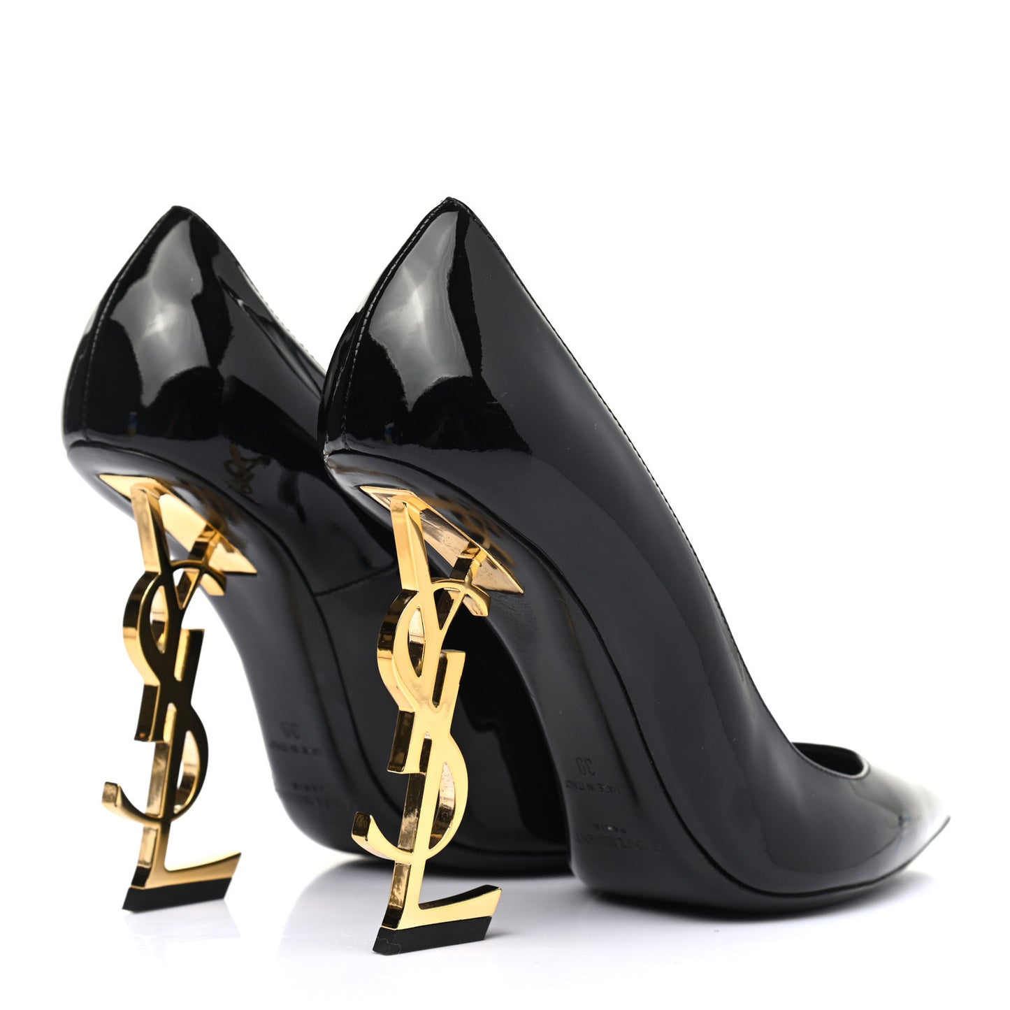 Patent Opyum 110 Pumps 39 Black Gold