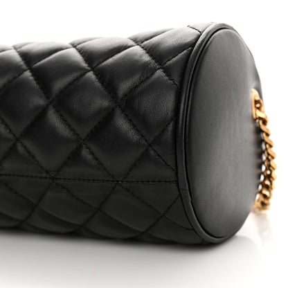 Versace Nappa Quilted Medusa Shoulder Bag Black 9 of 10