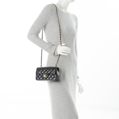 Chanel Caviar Quilted Mini Rectangular Flap Black 2 of 8
