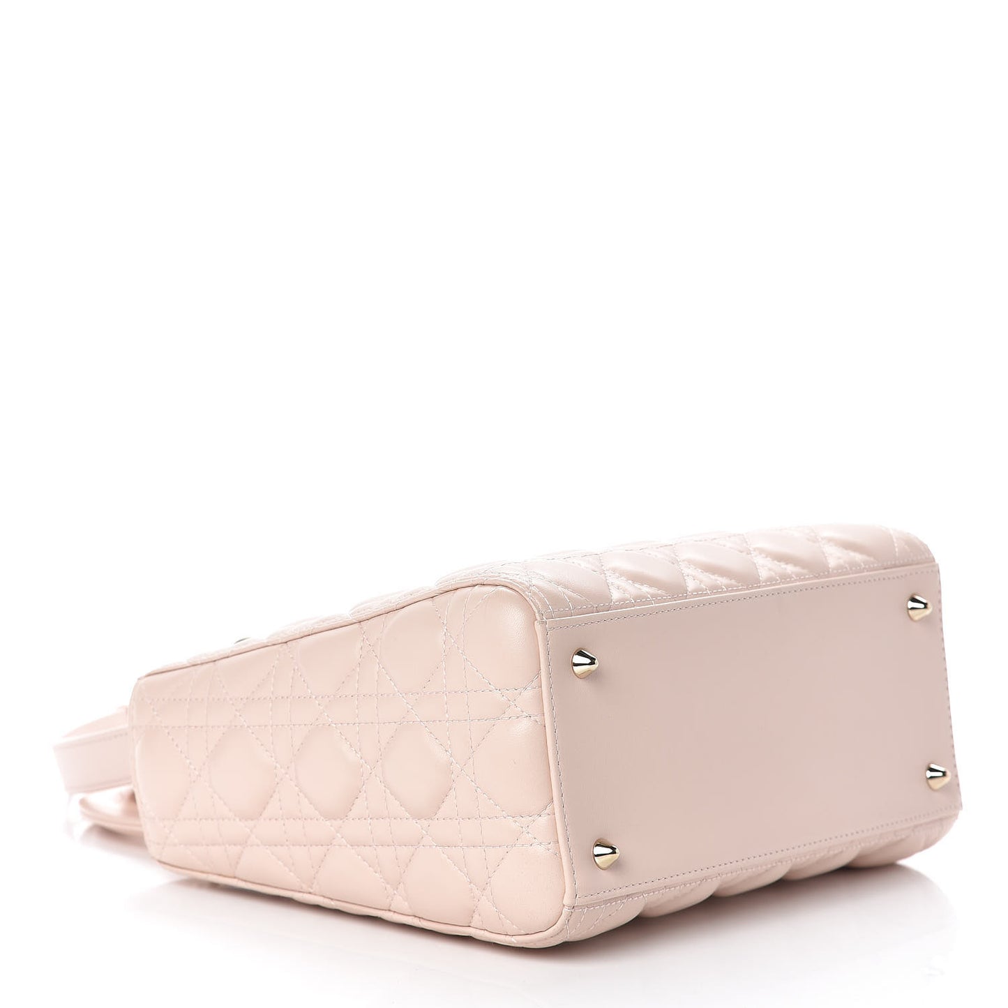 Lambskin Cannage Medium Lady Dior Light Pink