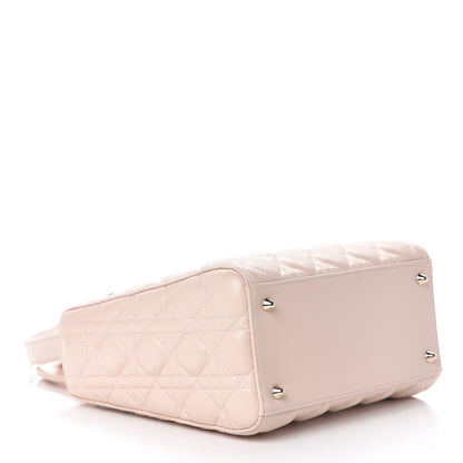 Christian Dior Lambskin Cannage Medium Lady Dior Light Pink 4 of 10