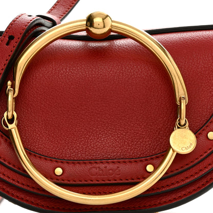 Chloe Calfskin Small Nile Bracelet Minaudiere Bag Dahlia Red 8 of 10