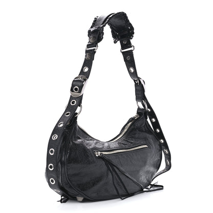 Balenciaga Agneau Arena Small Le Cagole Shoulder Bag Black 3 of 11