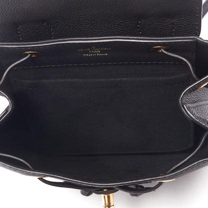 Louis Vuitton Calfskin Lockme Mini Backpack Black 6 of 9