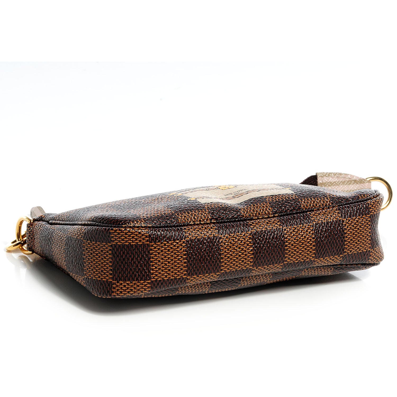 Louis Vuitton Damier Ebene Trunks and Locks Mini Pochette Accessories 4 of 8
