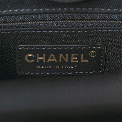 Chanel Lurex Boucle Small Deauville Tote Black 6 of 11