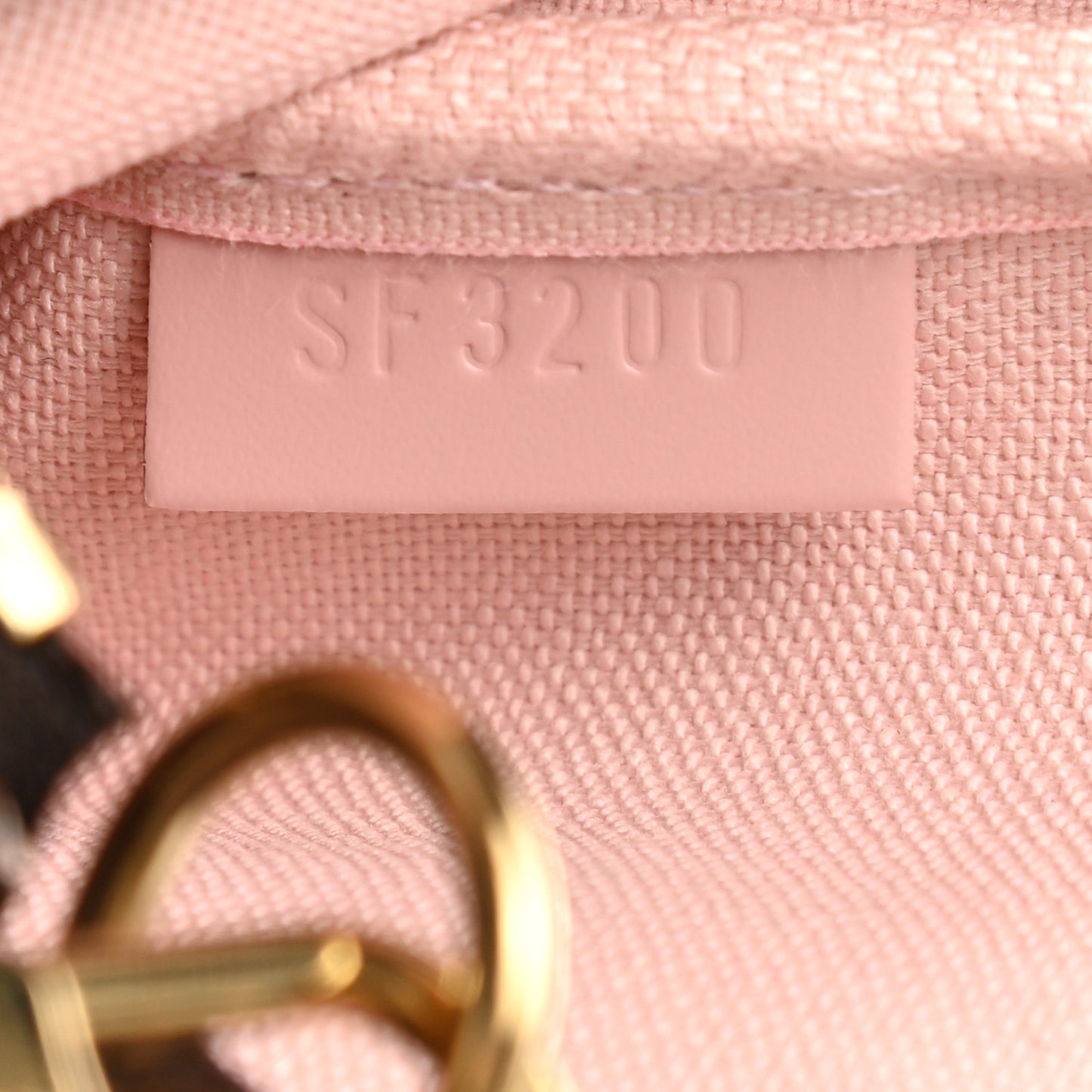 Damier Ebene 2020 Christmas Animation Big Wheel Mini Pochette Accessories Rose Ballerine