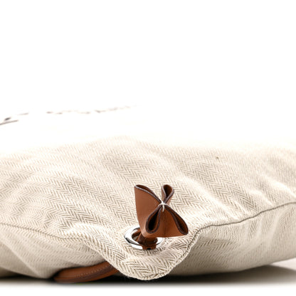 Hermes Canvas Swift Aline Grooming Bag Gold 8 of 11